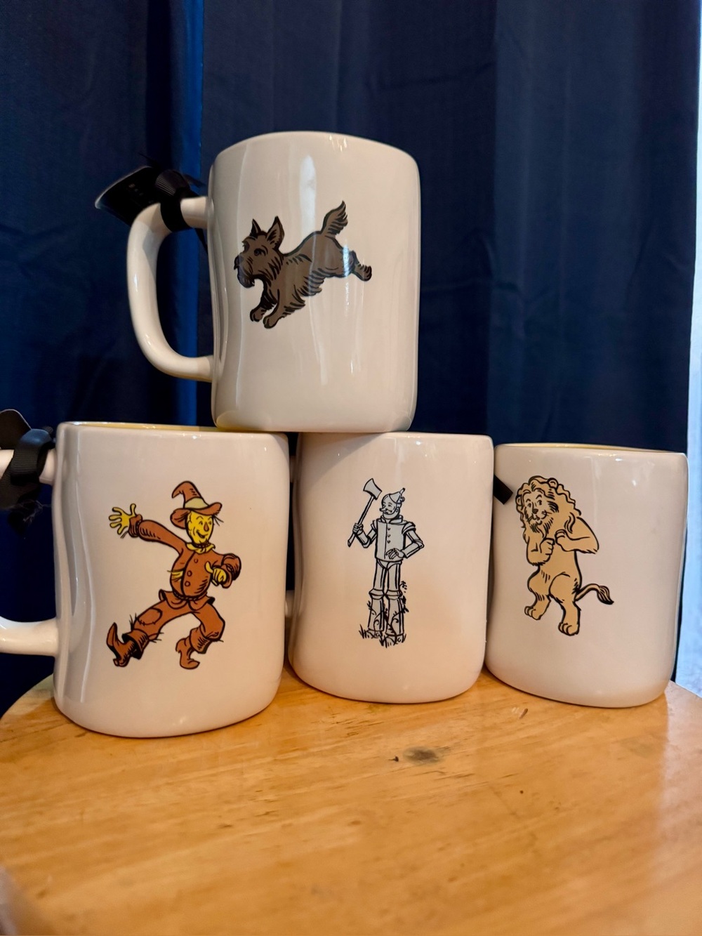 ✨ Rae Dunn Wizard of Oz Mugs – Set of 4 – NEW ✨
